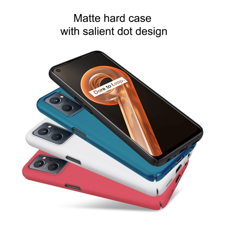 For OPPO Realme 9i NILLKIN Frosted PC Phone Case(Blue)
