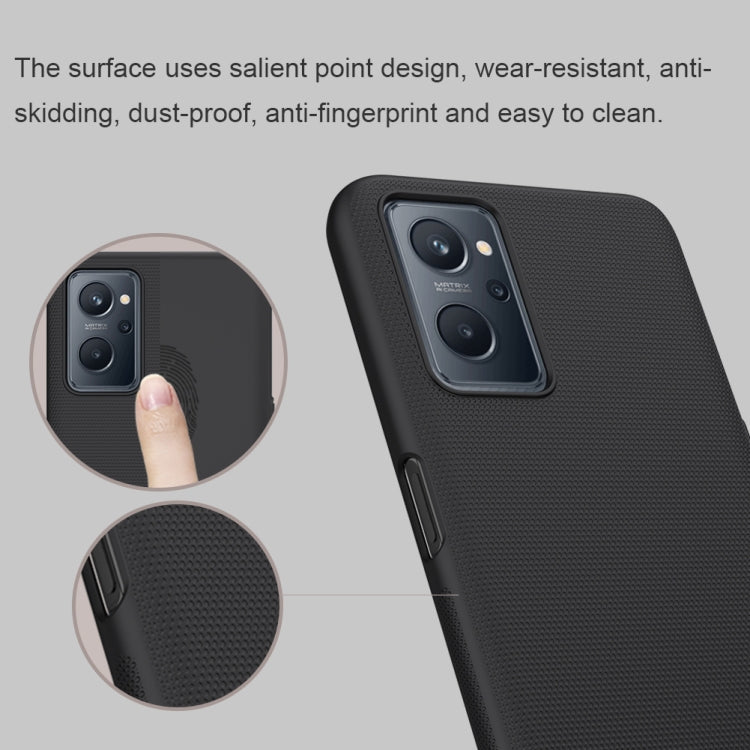 For OPPO Realme 9i NILLKIN Frosted PC Phone Case(Blue)