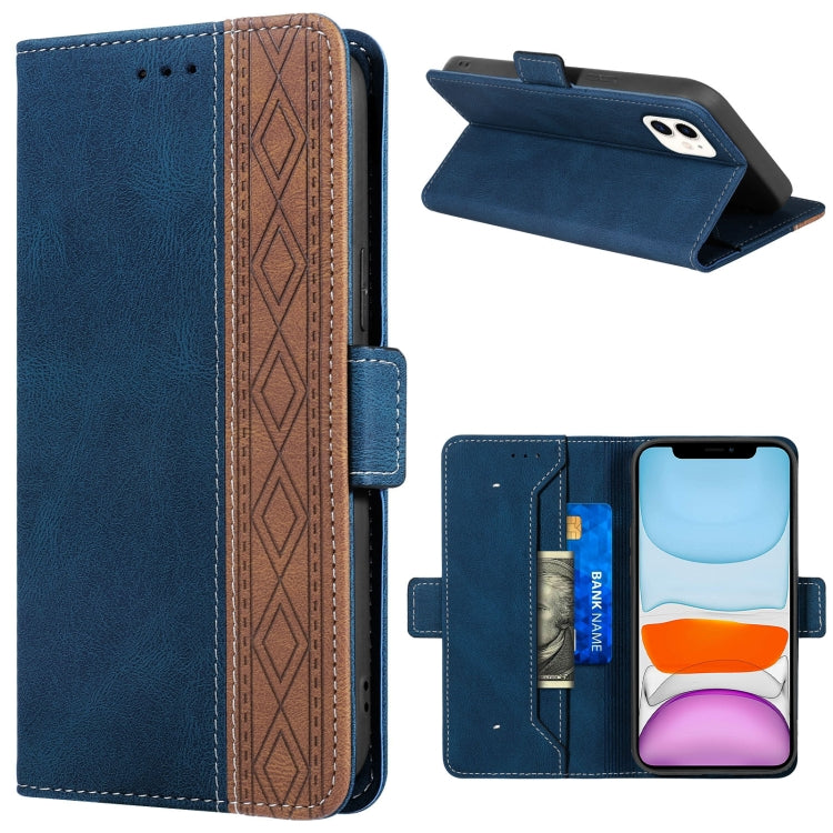 Stitching Magnetic RFID Leather Case, For iPhone 12 Pro Max, For iPhone 11, For iPhone 11 Pro, For iPhone 11 Pro Max, For iPhone X / XS, For iPhone XR