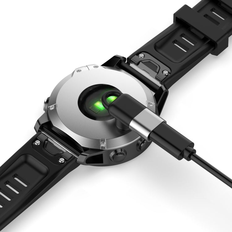 For Garmin Micro Female Watch Charging Adapter(Grey)