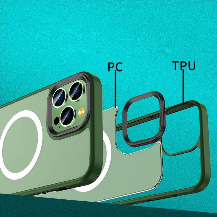 Skin Feel TPU + Frosted PC MagSafe Phone Case, For iPhone 13 Pro Max, For iPhone 13 Pro, For iPhone 13