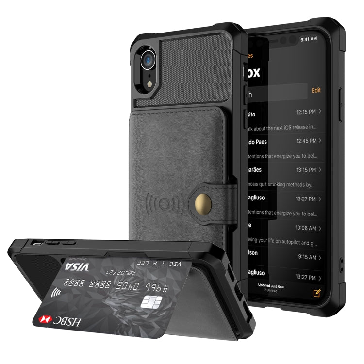 Magnetic Wallet Card Bag Leather Case, For iPhone 11 Pro, For iPhone 11 Pro Max, For iPhone X / XS, For iPhone XR