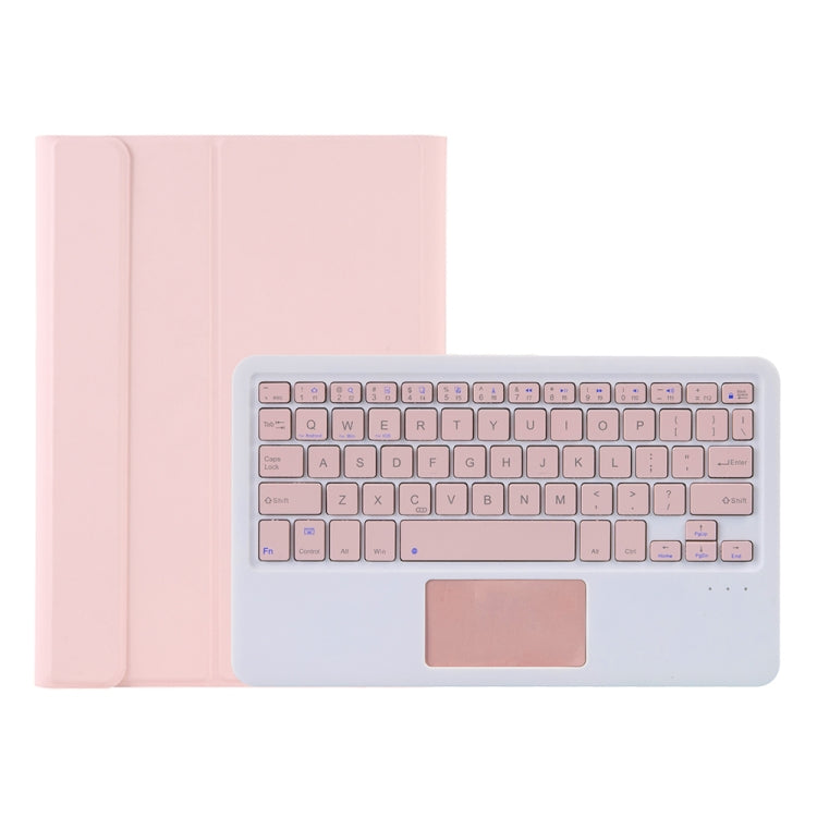 A610B-A Candy Color Bluetooth Keyboard Leather Case with Pen Slot & Touchpad, For Samsung Galaxy Tab S6 Lite
