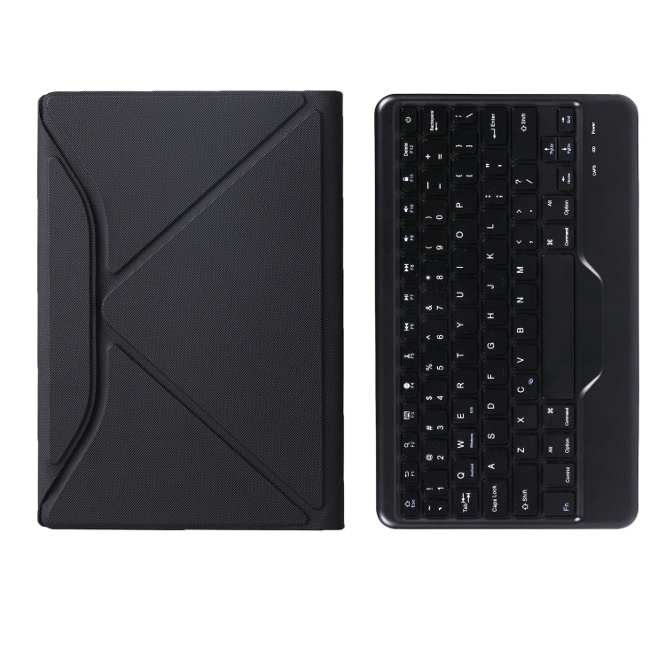 B0N5 Diamond Texture Bluetooth Keyboard Leather Case with Triangle Back Support, B0N5