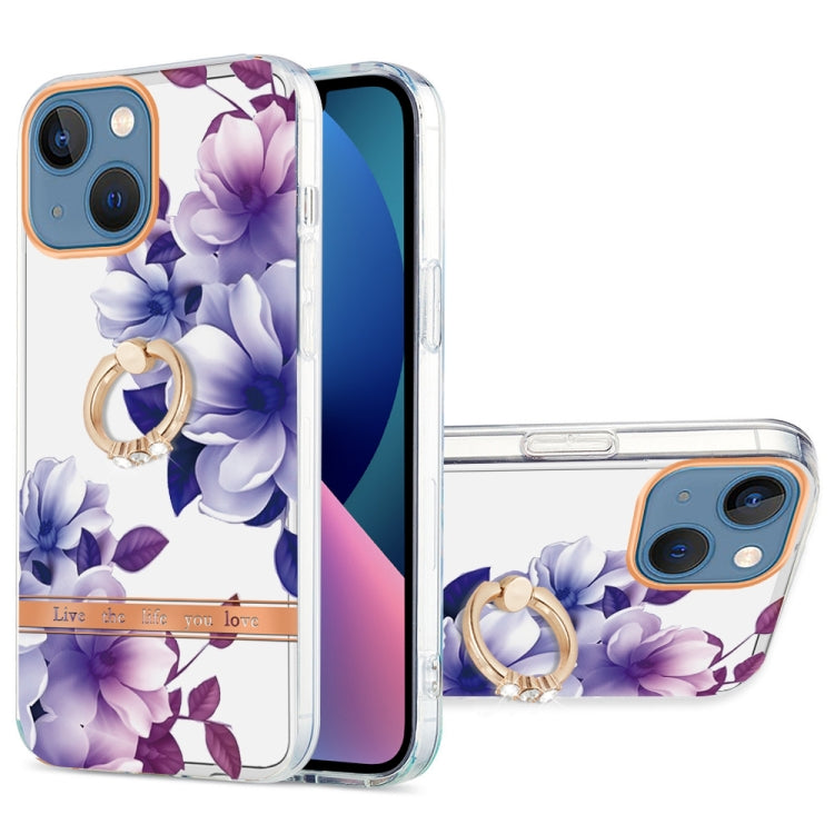 Ring IMD Flowers TPU Phone Case, For iPhone 13 mini, For iPhone 13, For iPhone 13 Pro, For iPhone 13 Pro Max