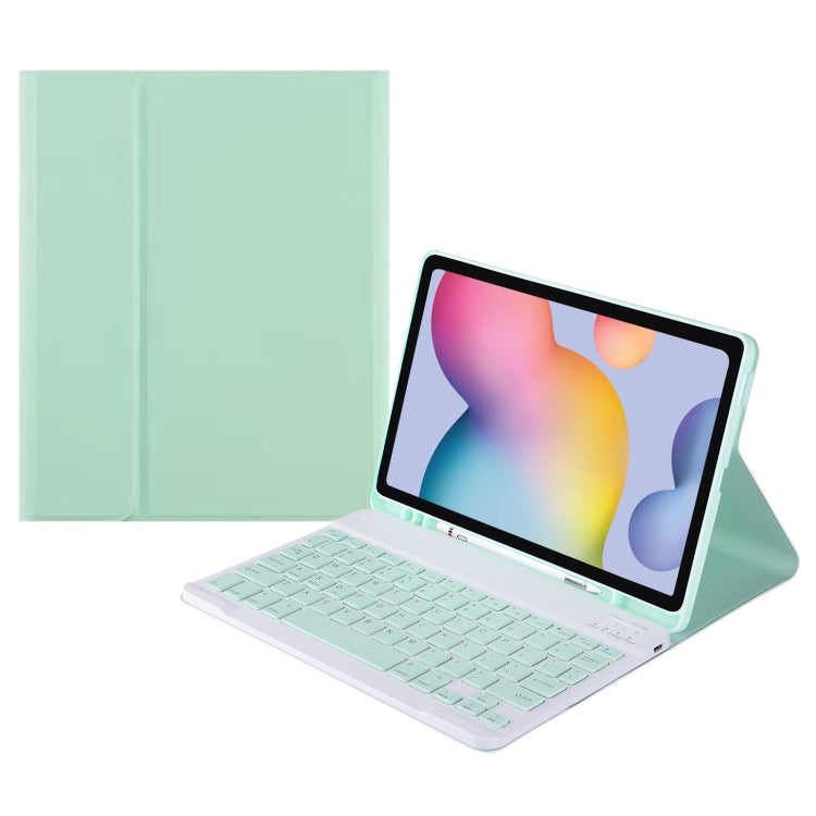 A7 Square Cap Bluetooth Keyboard Leather Case with Pen Slot for Samsung Galaxy Tab S6 Lite / S7 / A7 10.4 2020, For Samsung Galaxy Tab S6 Lite