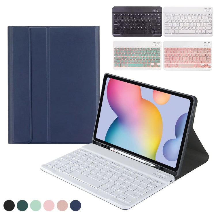 A7 Square Cap Bluetooth Keyboard Leather Case with Pen Slot for Samsung Galaxy Tab S6 Lite / S7 / A7 10.4 2020, For Samsung Galaxy Tab S6 Lite