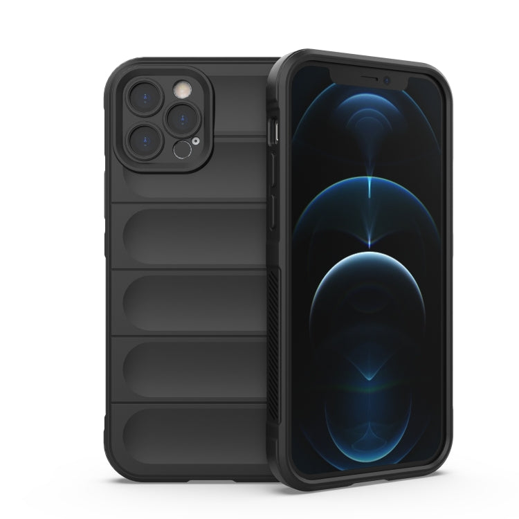 Magic Shield TPU + Flannel Phone Case, For iPhone 12 Pro, For iPhone 12 Pro Max