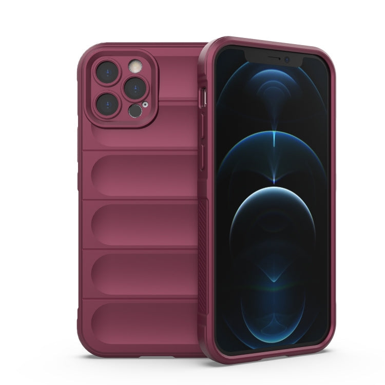 Magic Shield TPU + Flannel Phone Case, For iPhone 12 Pro, For iPhone 12 Pro Max