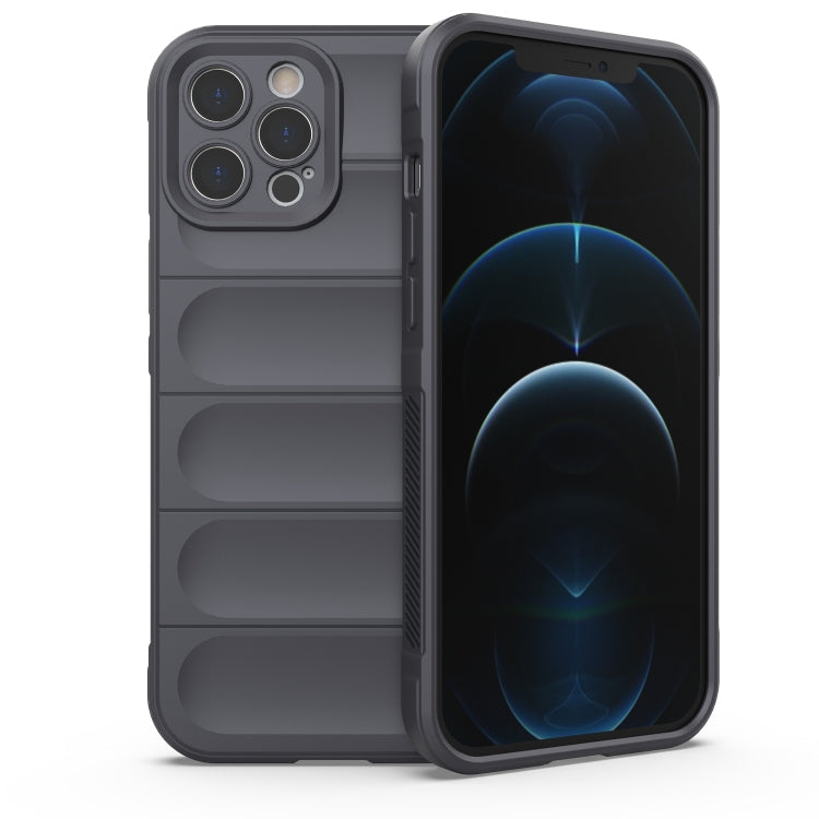 Magic Shield TPU + Flannel Phone Case, For iPhone 12 Pro, For iPhone 12 Pro Max