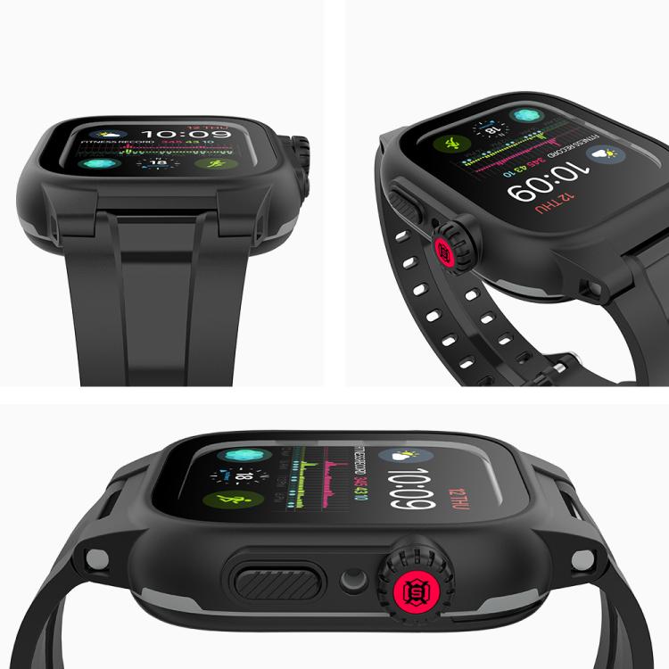 RedPepper TPU + PC + Silicone Waterproof Watch Case For Apple Watch Series 9 / 8 / 7 41mm, For Apple Watch Series 9 / 8 / 7 45mm