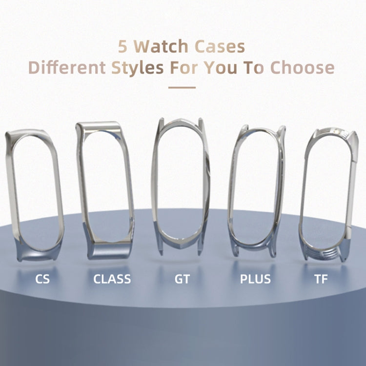 For Xiaomi Mi Band 6 / 5 / 4 / 3 Mijobs Flat Hole Silicone Watch Band, CS Case, Plus Case