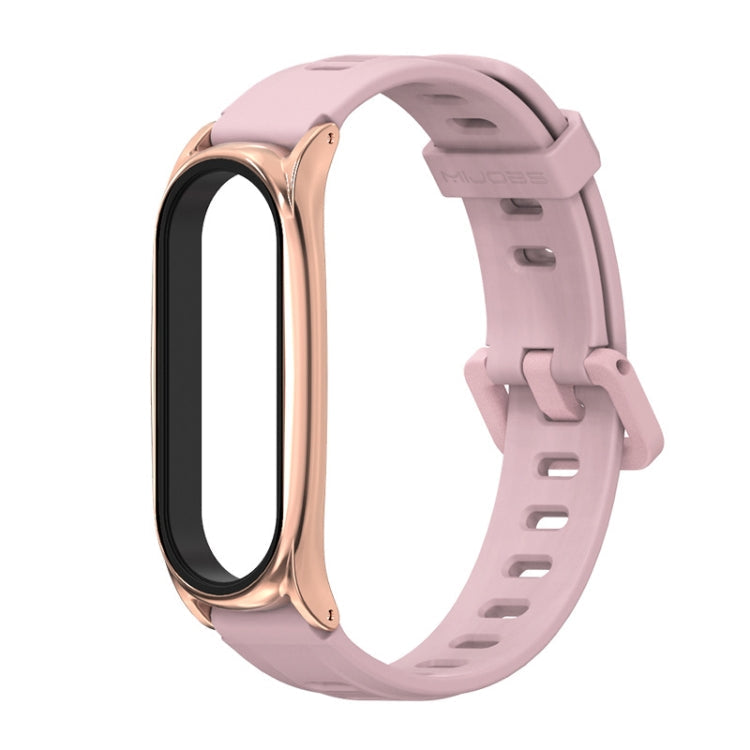 For Xiaomi Mi Band 6 / 5 / 4 / 3 Mijobs Flat Hole Silicone Watch Band, CS Case, Plus Case