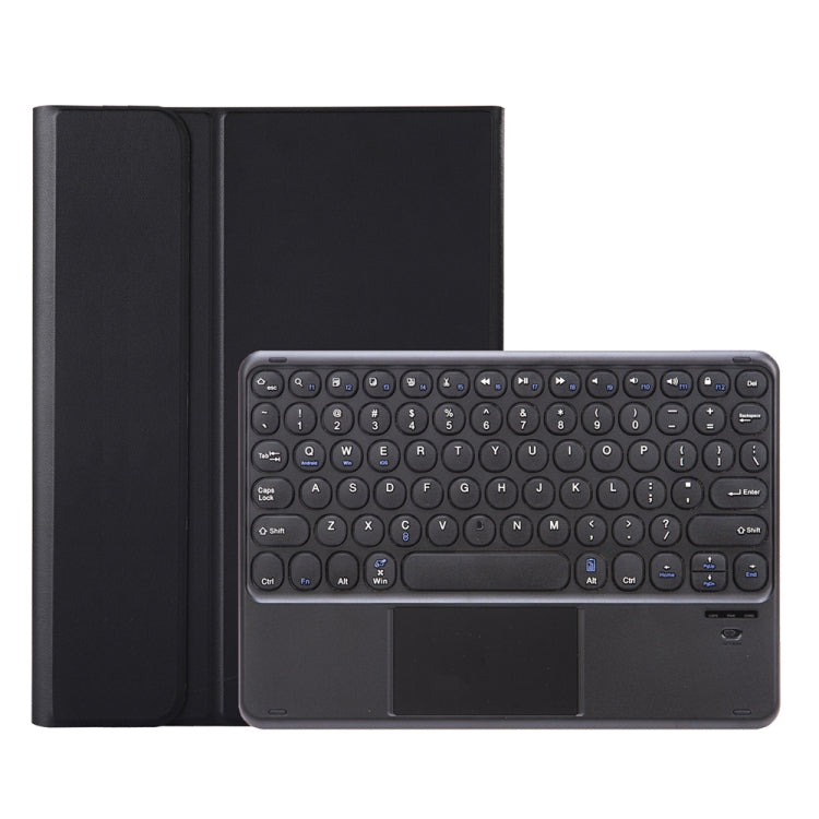 YA610B-A  Lambskin Texture Voltage Round Keycap Bluetooth Keyboard Leather Case with Touchpad, For Samsung Galaxy Tab S6 Lite 10.4 inch SM-P610 / SM-P615, For Samsung Galaxy Tab A8 10.5 2021 SM-X200 / SM-X205                                            ...