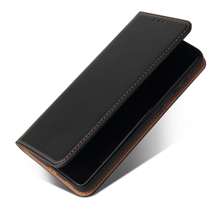 Fierre Shann PU Genuine Leather Texture Leather Phone Case, For Samsung Galaxy S21 FE 5G