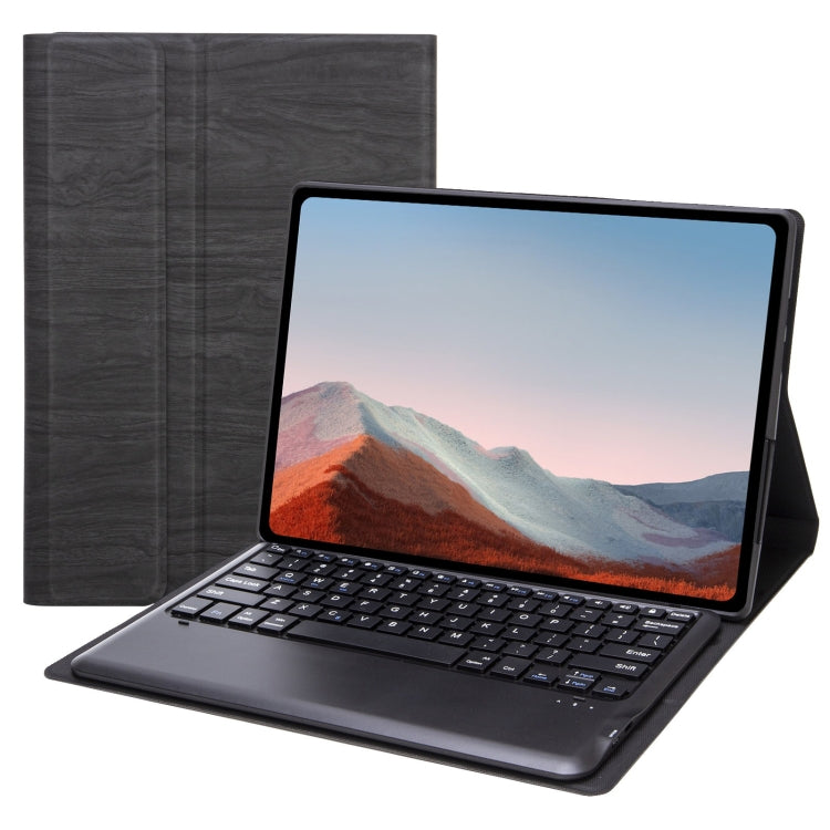 SF128 Tree Texture Bluetooth Keyboard Leather Tablet Case, SF128