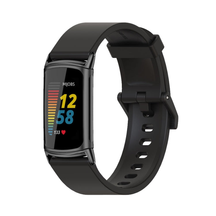 Mijobs Soft Silicone  Watch Band, For Fitbit Charge5