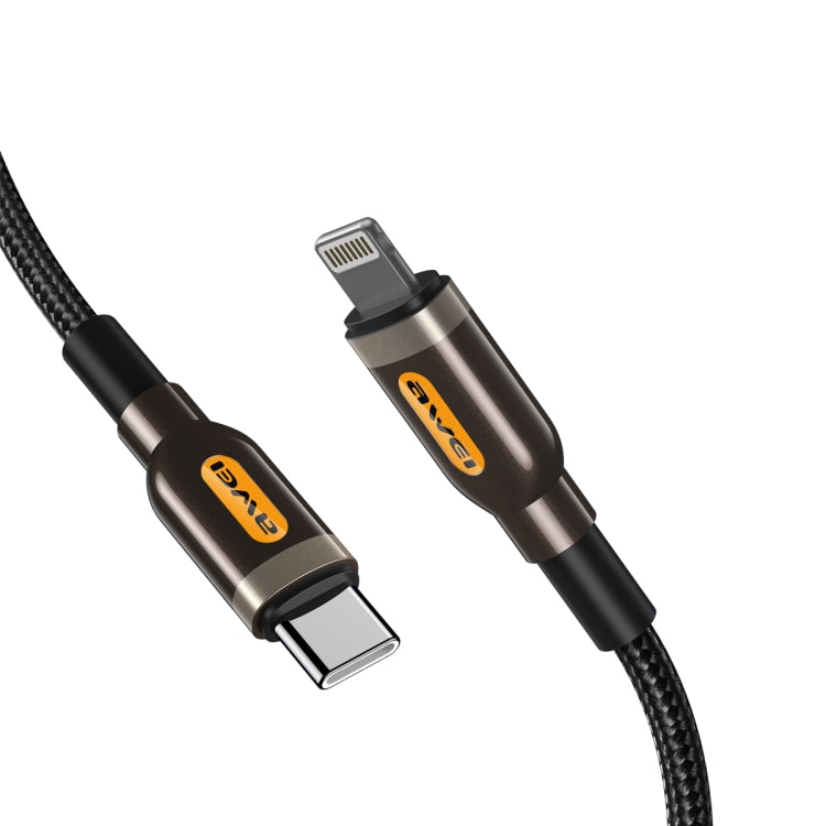 awei CL-125T Type-C / USB-C to Type-C / USB-C Fast Charging Data Cable, Length: 1m