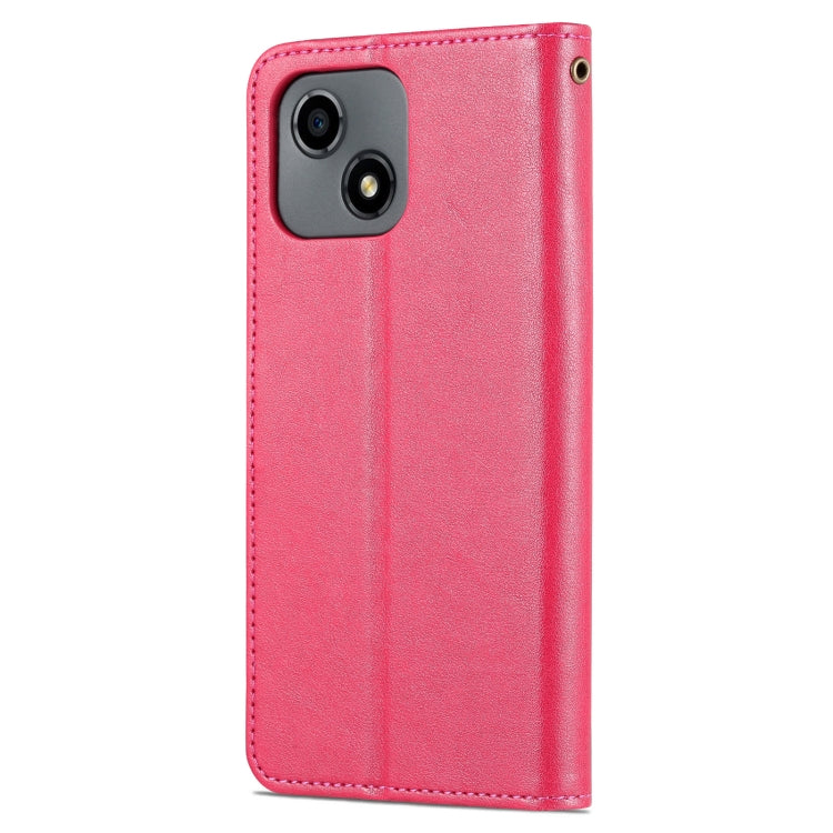 For Honor Play 30 AZNS Sheepskin Texture Flip Leather Phone Case(Red)