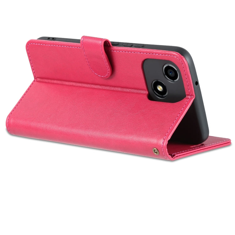 For Honor Play 30 AZNS Sheepskin Texture Flip Leather Phone Case(Red)