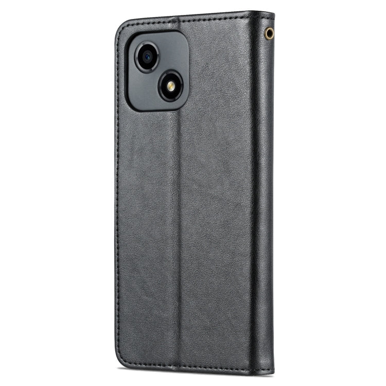 For Honor Play 30 AZNS Sheepskin Texture Flip Leather Phone Case(Black)