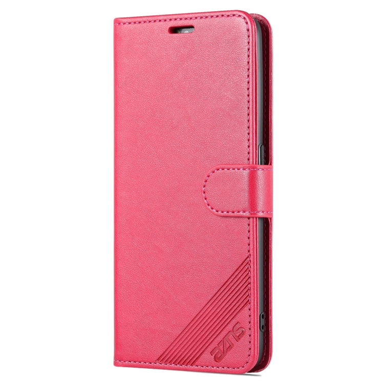 For OPPO K10 Pro AZNS Sheepskin Texture Flip Leather Phone Case(Red)
