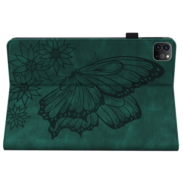 Big Butterfly Embossed Smart Leather Tablet Case, For iPad Pro 11 2022 / 2021&2020 / Air 2020 / 11 2024