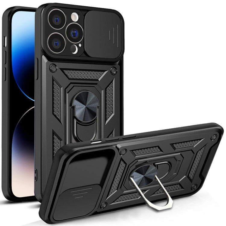 Sliding Camera Cover Design TPU+PC Phone Case, For iPhone 14 Pro Max