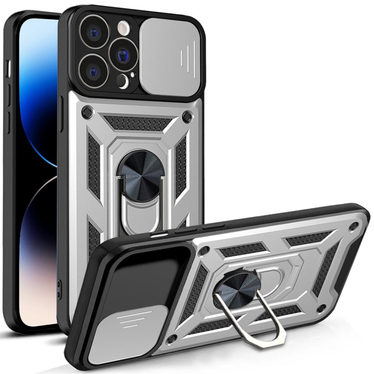 Sliding Camera Cover Design TPU+PC Phone Case, For iPhone 14 Pro Max