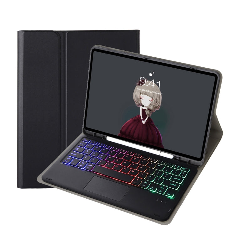 A700B-AS Lambskin Texture Backlight Bluetooth Keyboard Leather Tablet Case, For Samsung Galaxy Tab S8 / S7, For Samsung Galaxy Tab A8 10.5 (2021), For Samsung Galaxy Tab S6 Lite