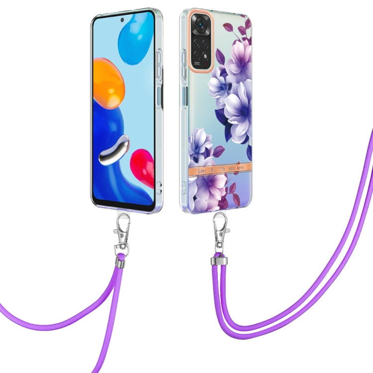 Flowers Series TPU Phone Case with Lanyard, For OPPO Realme C21Y, For Xiaomi Redmi Note 11s, For Samsung Galaxy A13, For Samsung Galaxy A23