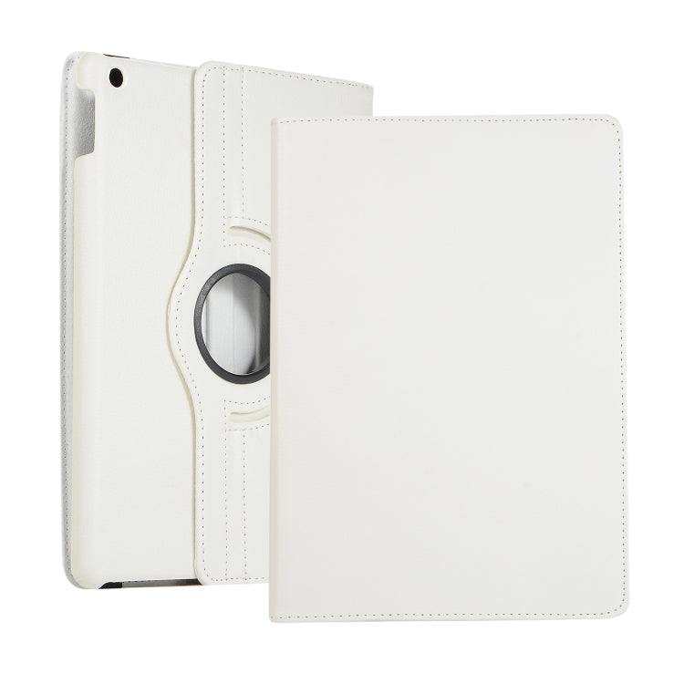 Litchi Texture 360 Degrees Rotation Leather Tablet Case with Holder, For Lenovo M10 Plus 3rd