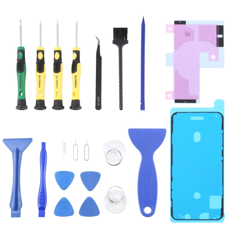 JIAFA JF-8182 21 in 1 Battery Adhesive + LCD Frame Waterproof Adhesive + Repair Tool Set, For iPhone 11, For iPhone 11 Pro, For iPhone 11 Pro Max, For iPhone 12, For iPhone 12 mini, For iPhone 12 Pro, For iPhone 12 Pro Max, For iPhone 13               ...