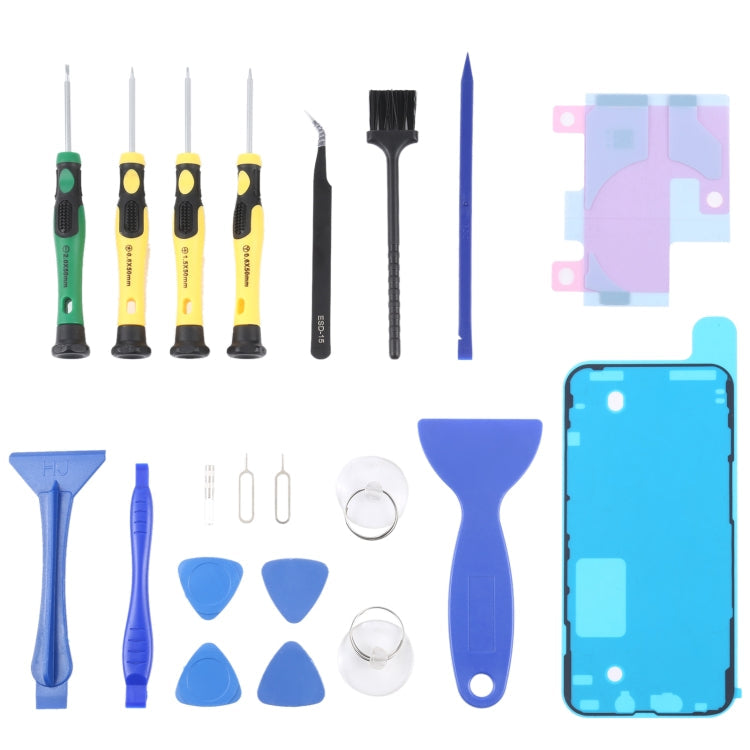 JIAFA JF-8182 21 in 1 Battery Adhesive + LCD Frame Waterproof Adhesive + Repair Tool Set, For iPhone 11, For iPhone 11 Pro, For iPhone 11 Pro Max, For iPhone 12, For iPhone 12 mini, For iPhone 12 Pro, For iPhone 12 Pro Max, For iPhone 13               ...