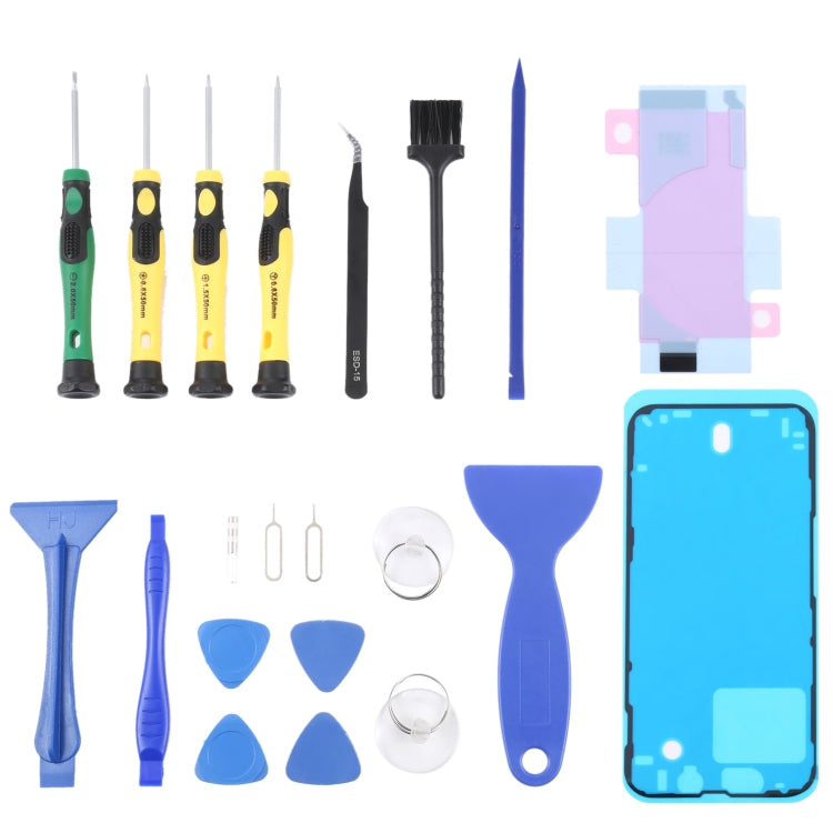 JIAFA JF-8182 21 in 1 Battery Adhesive + LCD Frame Waterproof Adhesive + Repair Tool Set, For iPhone 11, For iPhone 11 Pro, For iPhone 11 Pro Max, For iPhone 12, For iPhone 12 mini, For iPhone 12 Pro, For iPhone 12 Pro Max, For iPhone 13               ...