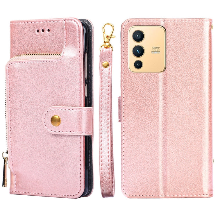 Zipper Bag Leather Phone Case, For OPPO Realme Narzo 50i, For vivo iQOO 9 5G, For vivo IQOO Neo6 5G, For vivo iQOO U5 5G, For vivo S12/V23, For vivo S12 Pro/V23 Pro
