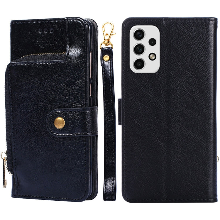 Zipper Bag Leather Phone Case, For Honor X30i, For Samsung Galaxy A03 EU, For Samsung Galaxy A23 5G, For Samsung Galaxy M33 5G, For Samsung Galaxy M53 5G, For Sony Xperia Ace III
