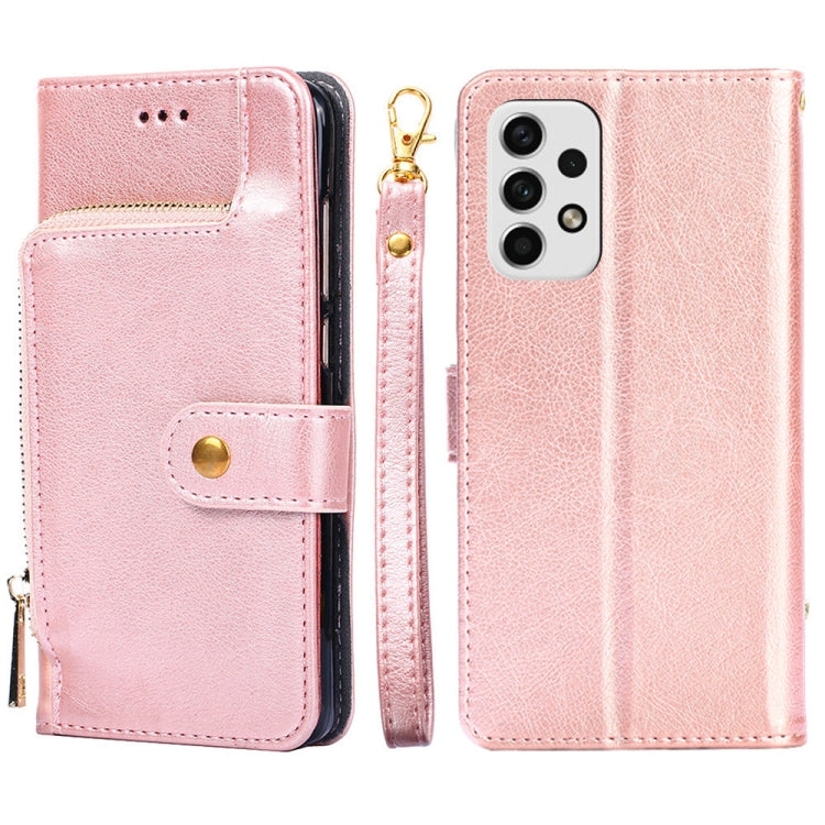 Zipper Bag Leather Phone Case, For Honor X30i, For Samsung Galaxy A03 EU, For Samsung Galaxy A23 5G, For Samsung Galaxy M33 5G, For Samsung Galaxy M53 5G, For Sony Xperia Ace III