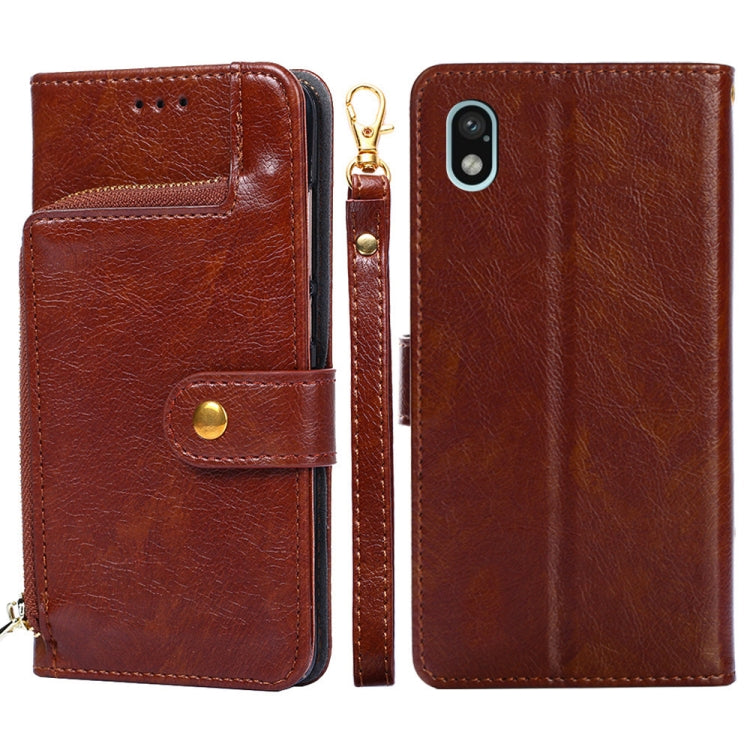 Zipper Bag Leather Phone Case, For Honor X30i, For Samsung Galaxy A03 EU, For Samsung Galaxy A23 5G, For Samsung Galaxy M33 5G, For Samsung Galaxy M53 5G, For Sony Xperia Ace III