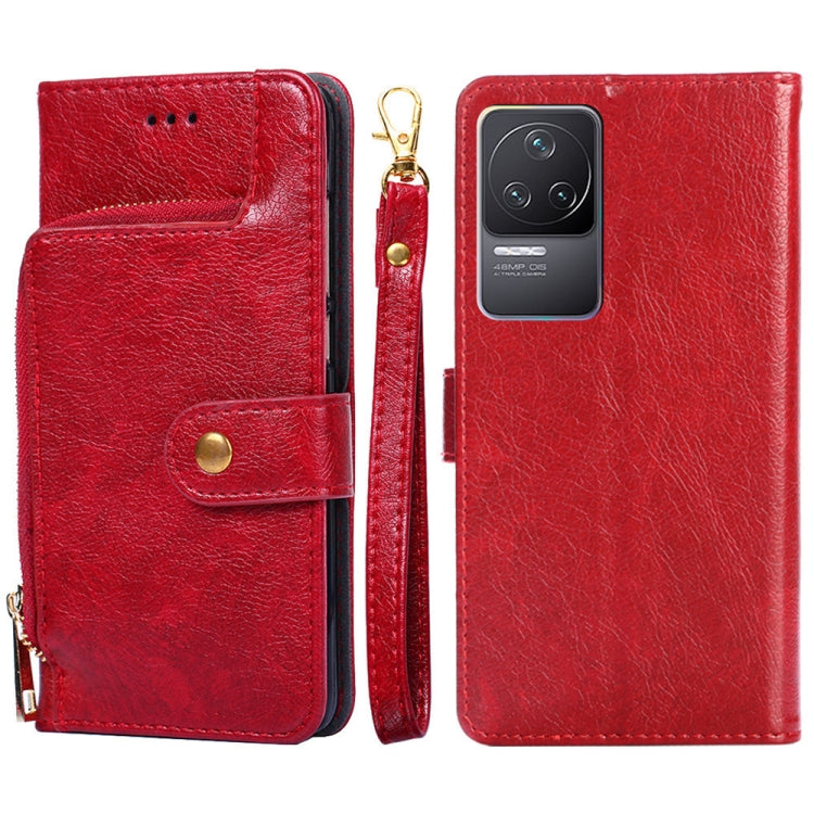 Zipper Bag Leather Phone Case, For Xiaomi Poco M4 Pro, For Xiaomi Poco X4 Pro 5G, For Xiaomi Redmi K50/Redmi K50 Pro, For Xiaomi Redmi K50 Gaming/Poco F4 GT, For Xiaomi Redmi Note 11 Global/Redmi Note 11S, For Xiaomi Redmi Note 11 Pro Global