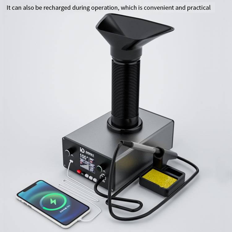 TBK D201 Constant Temperature Soldering Iron Welder Station With Smoke Filter(US Plug)