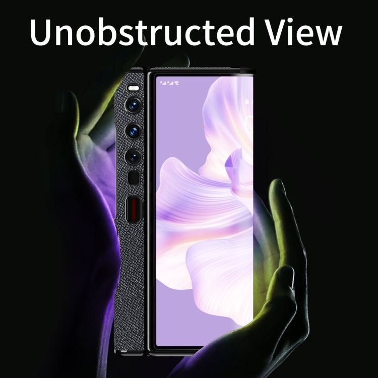 Ultra-thin Frame Paste Leather Shockproof Phone Case, For Huawei Mate Xs 2
