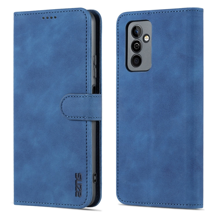 For Huawei Maimang 11 AZNS Skin Feel Calf Texture Flip Leather Phone Case(Blue)