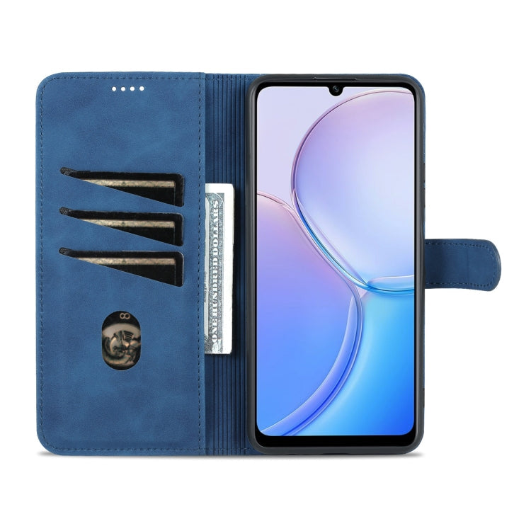 For Huawei Maimang 11 AZNS Skin Feel Calf Texture Flip Leather Phone Case(Blue)