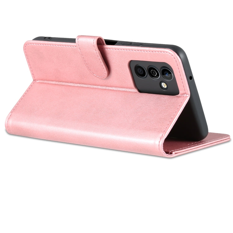 For Huawei Maimang 11 AZNS Skin Feel Calf Texture Flip Leather Phone Case(Rose Gold)