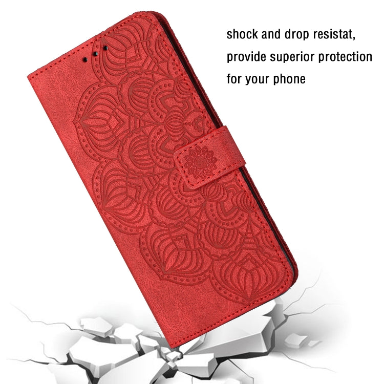 Mandala Embossed Flip Leather Phone Case, For iPhone 13 mini, For iPhone 13, For iPhone 13 Pro, For iPhone 13 Pro Max