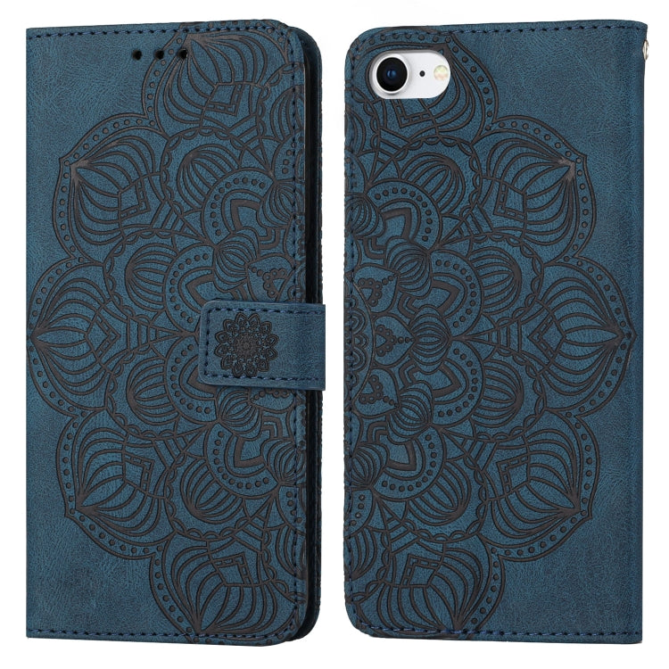 Mandala Embossed Flip Leather Phone Case, For iPhone XS Max, For iPhone SE 2022 / 2020 / 8 / 7, For iPhone 7 Plus / 8 Plus