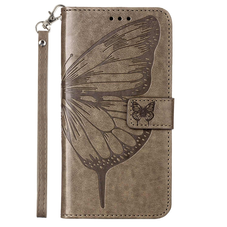 Embossed Butterfly Leather Phone Case, For iPhone 14 Pro Max