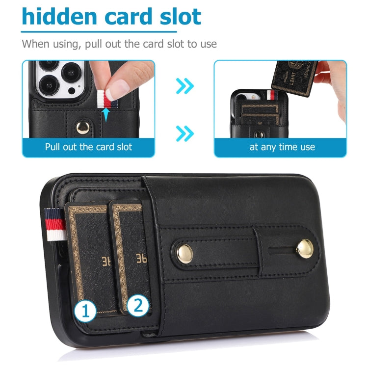 Wristband Kickstand Wallet Leather Phone Case, For iPhone 11 Pro, For iPhone 11 Pro Max, For iPhone X / XS, For iPhone XR