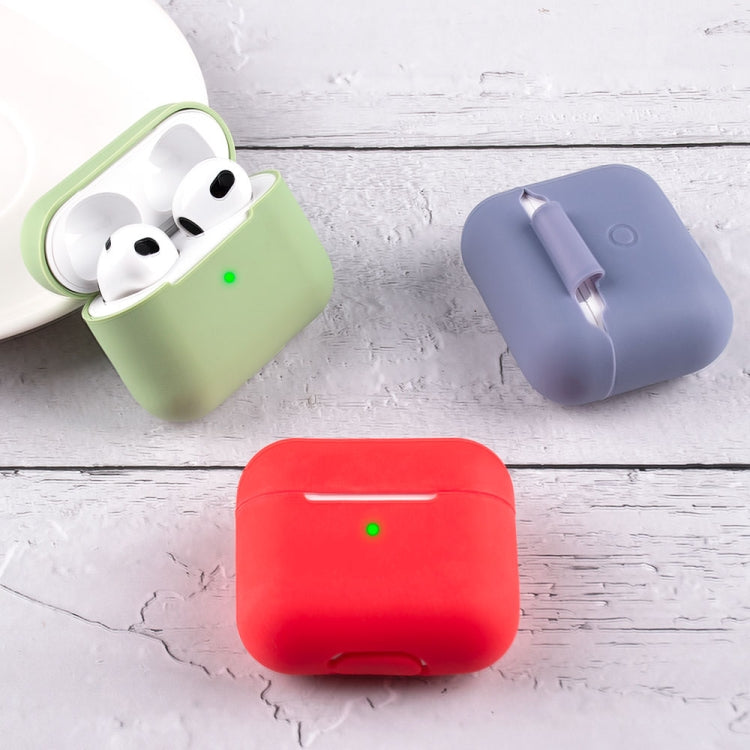 Wireless Earphone Silicone Protective Case, Mint Green, Light Purple, Pink, Black, Red, Grey, Matcha Green, Sky Blue, Midnight Blue, Dark Green, Lavender Grey, White